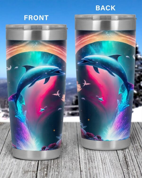 Beautiful Dolphin Tumbler For Dolphin Lovers Tumbler 2